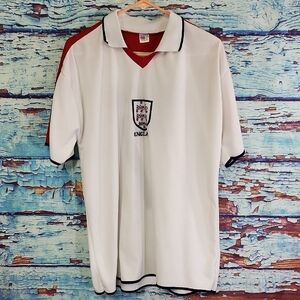 England Home Shirt Beckham # 7 White Jersey Size XL